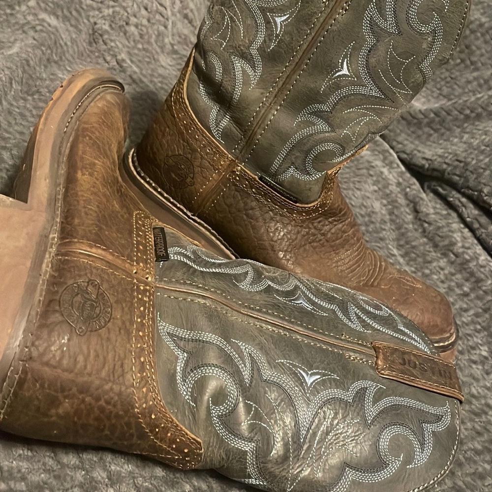 Mens Justin work boots